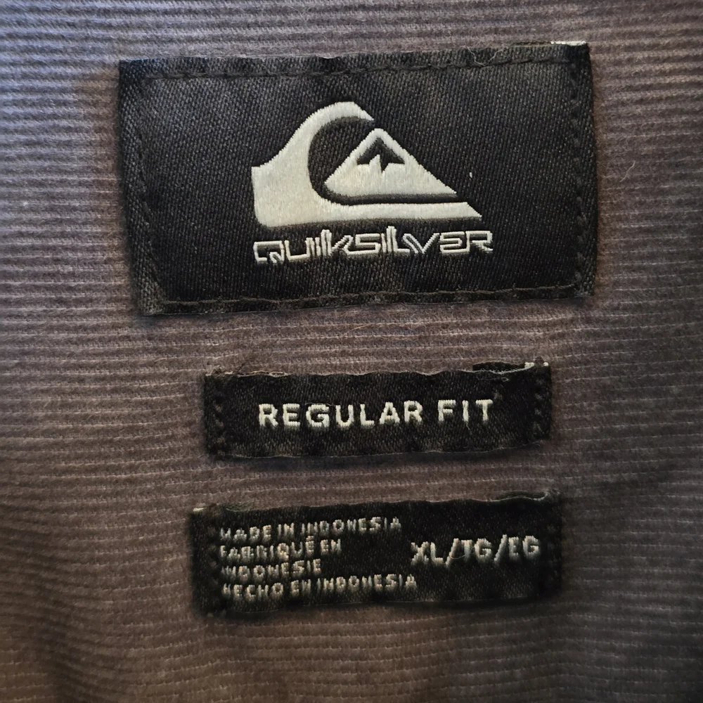 Quicksilver Bubble Cotton Corduroy Shirt Jacket, Iron Gate, Sz XL - Picture 5 of 10